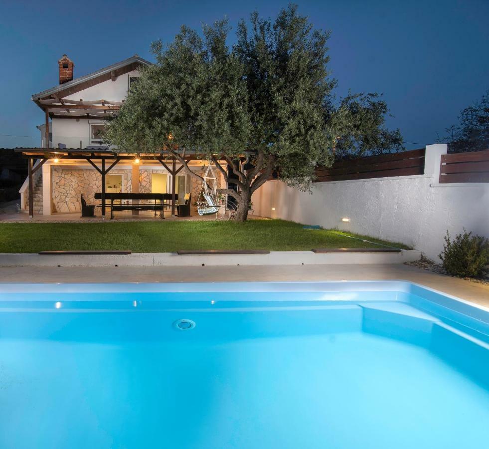 Solymar Villa Posedarje Bagian luar foto